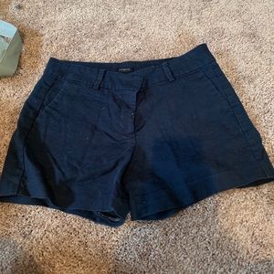 Navy Ann Taylor Chino Shorts Size 6